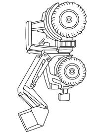 Tractor met voorlader