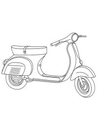 Vespa scooter