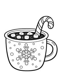 Chocolademelk met marshmallows
