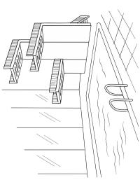 Duikplank 5, 7.5 en 10 meter