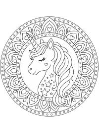 Eenhoorn mandala