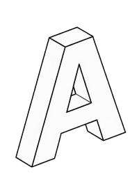 Letter A 3D