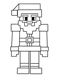 Kerstman Minecraft