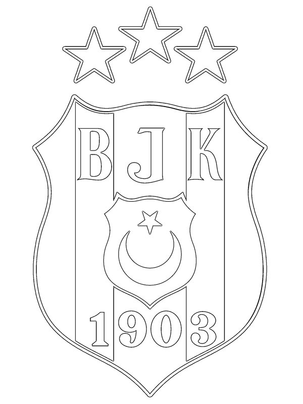 Beşiktaş Kleurplaat