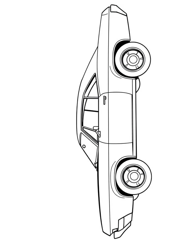 Chevrolet Impala Sport 1967 Kleurplaat