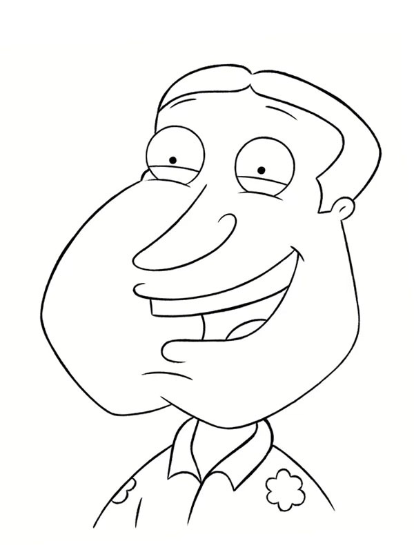 Glenn Quagmire Kleurplaat