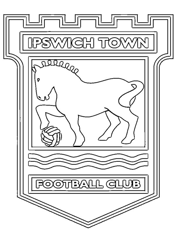 Ipswich Town FC Kleurplaat