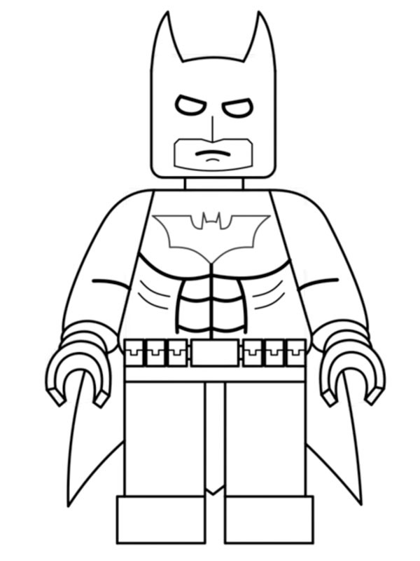 LEGO Batman Kleurplaat