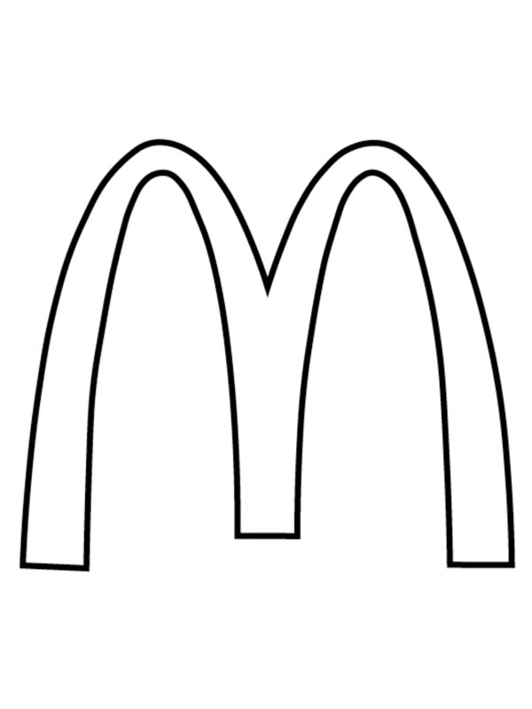 McDonalds logo Kleurplaat