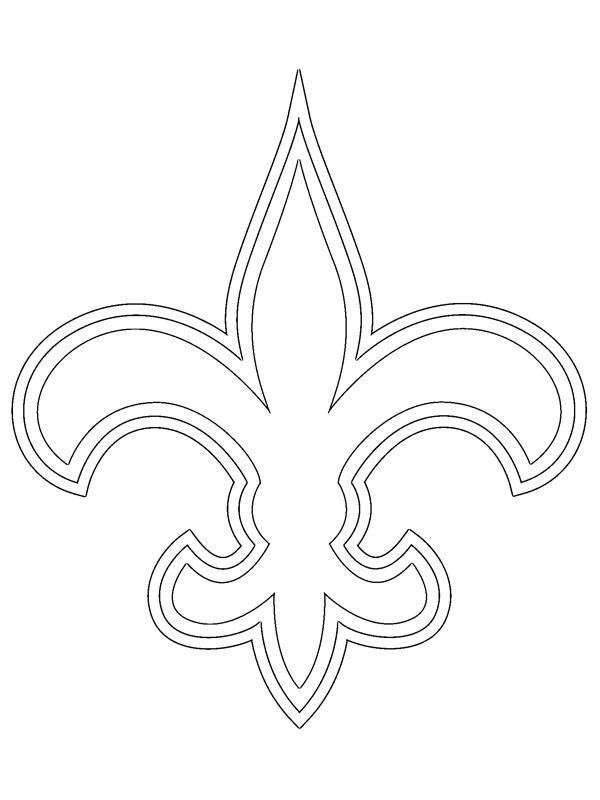 New Orleans Saints Kleurplaat