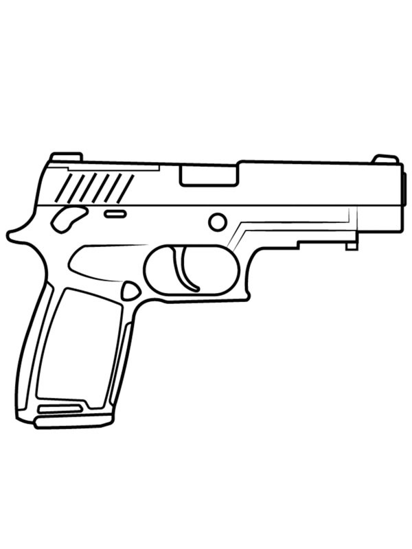 SIG Sauer P320 Kleurplaat