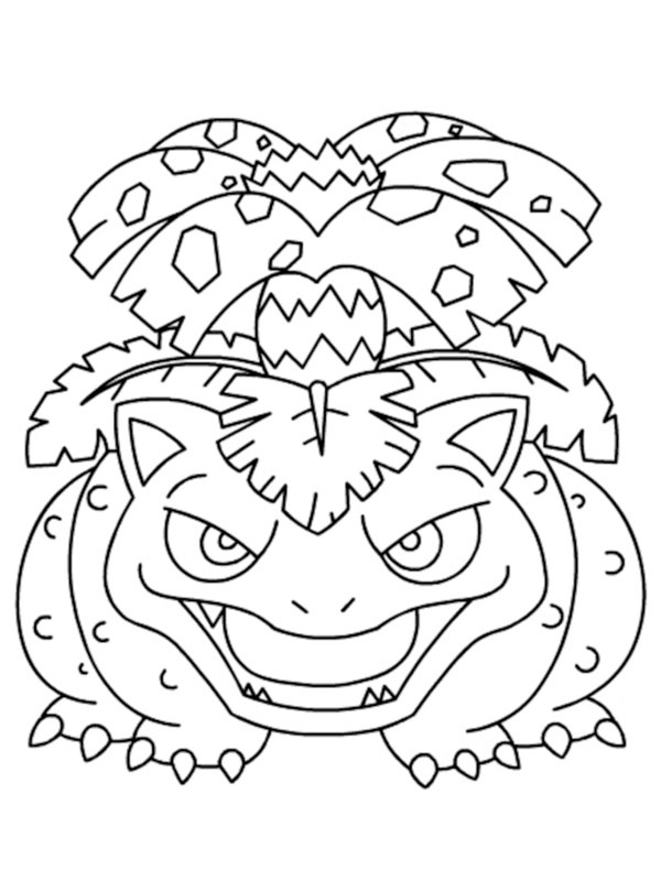 Venusaur (Pokémon) Kleurplaat